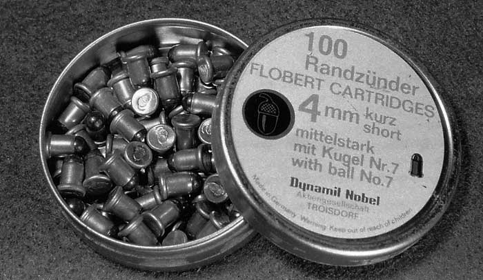 Zimmerstutzen 4mm fixed ammunition