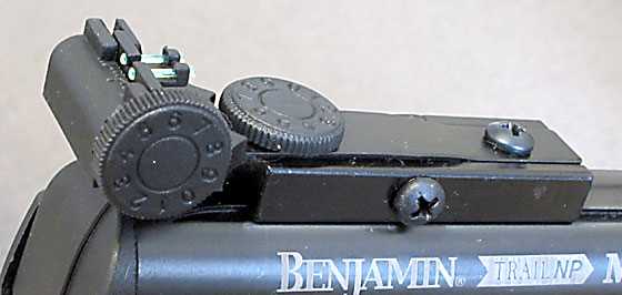 Benjamin Trail NP MkII rear sight