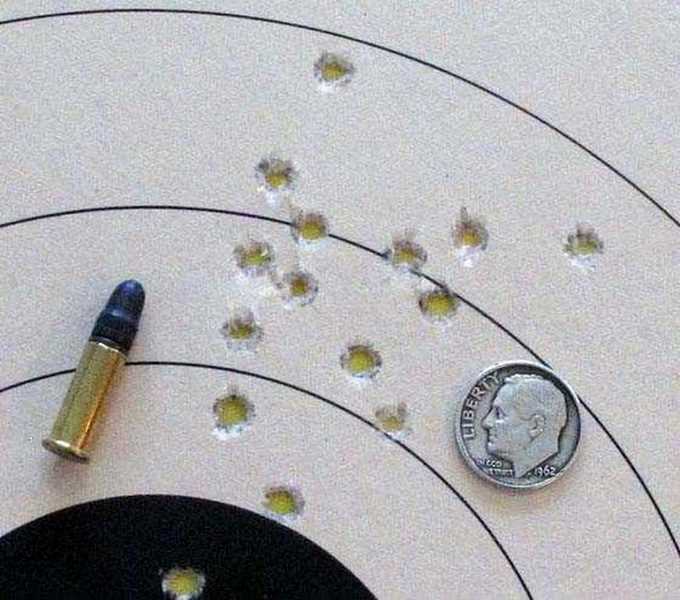 22 long rifle test target