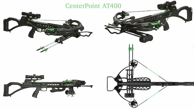 CenterPoint AT400 crossbow showing all sides