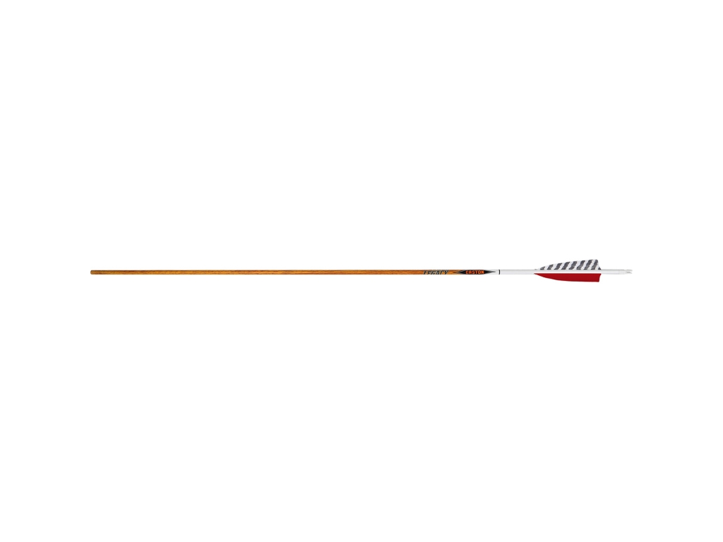 Easton Carbon Legacy Arrows 700 4 in. Feathers, 6 count