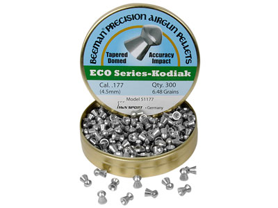 Beeman ECO Kodiak .177 Cal, 6.48 Grains, Domed, Lead-Free, 300ct
