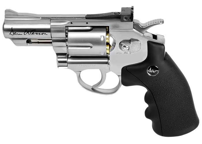 Dan Wesson 2.5" CO2 Pellet Revolver, Silver