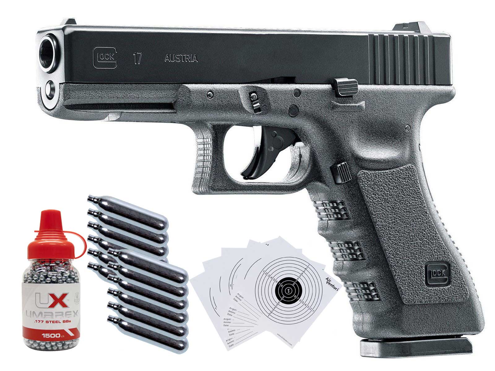 Umarex Glock 17 Gen3 CO2 Blow Back .177 BB Gun Kit
