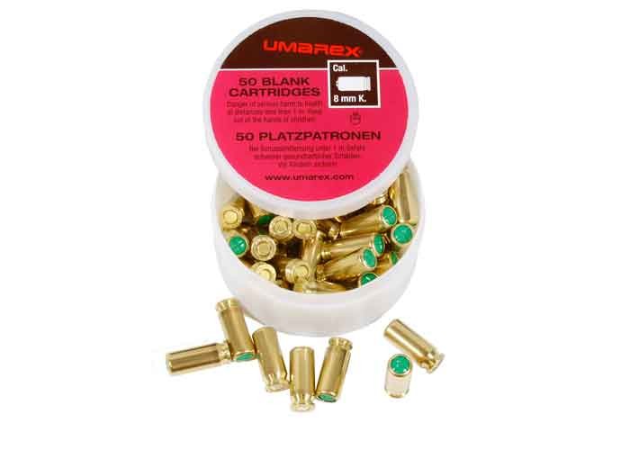 Umarex 8mm K Blanks, 50ct - blank ammo -- PyramydAir.com