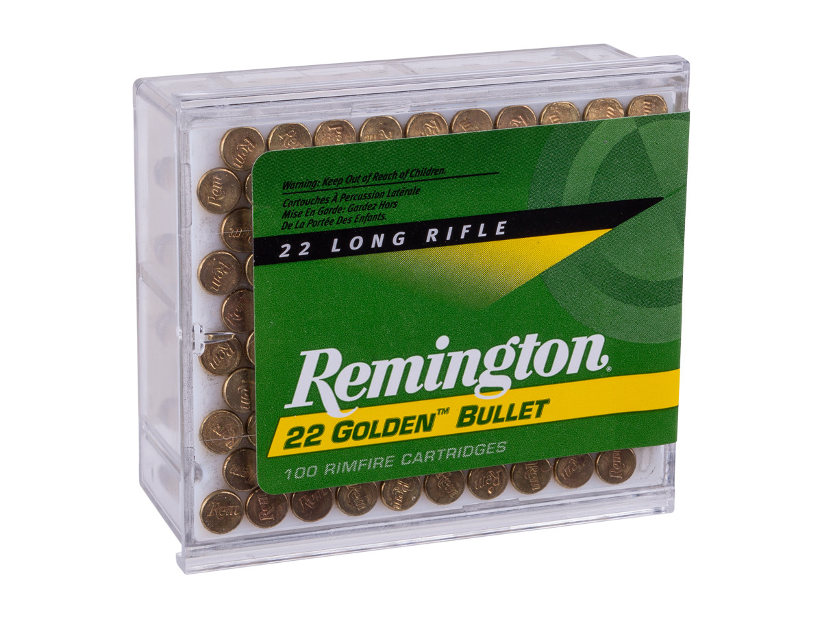 Remington .22 LR Golden Bullet, 40gr, 100ct