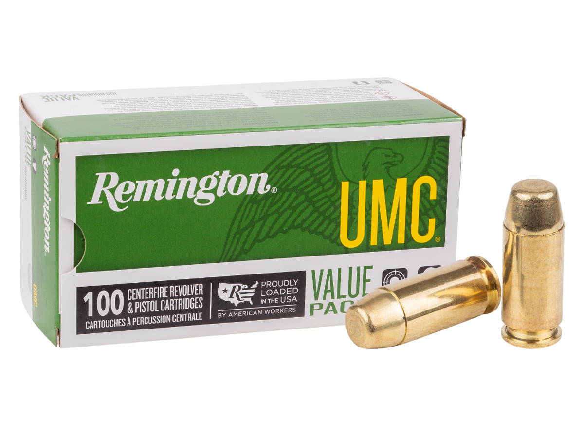 Remington .40 S&W UMC Handgun FMJ, 180gr, 100ct