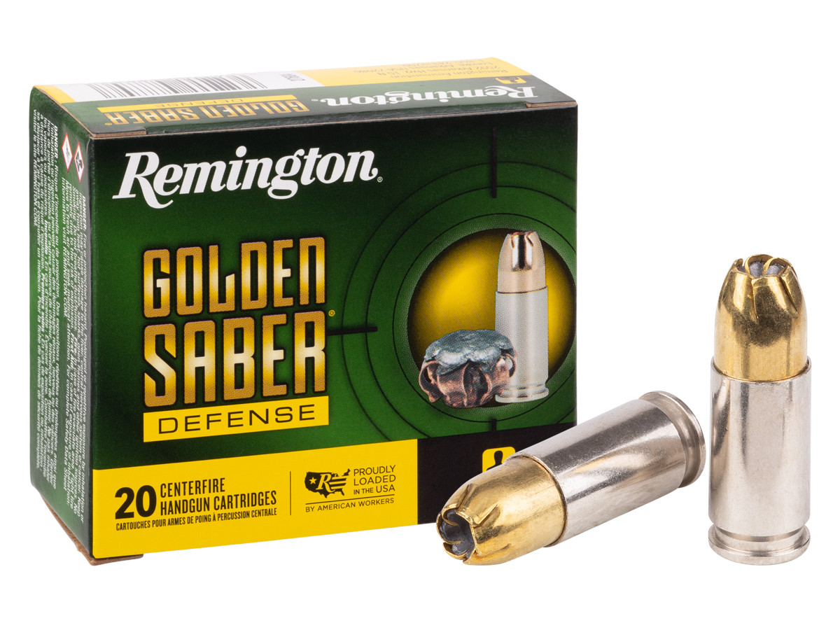 Remington 9mm Luger Golden Saber Defense BJHP, 147gr, 20ct