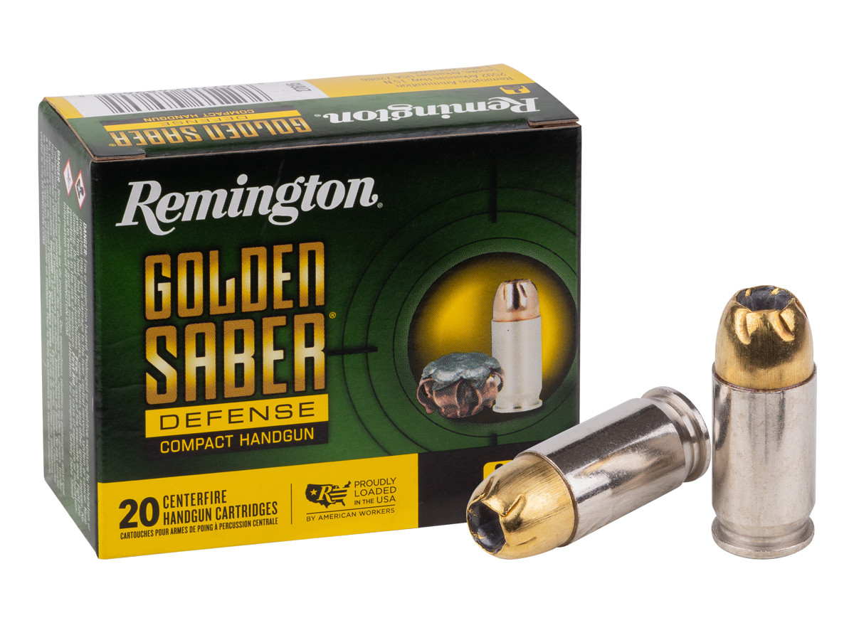 Remington .380 Auto Golden Saber Defense Compact, 102gr, 20ct