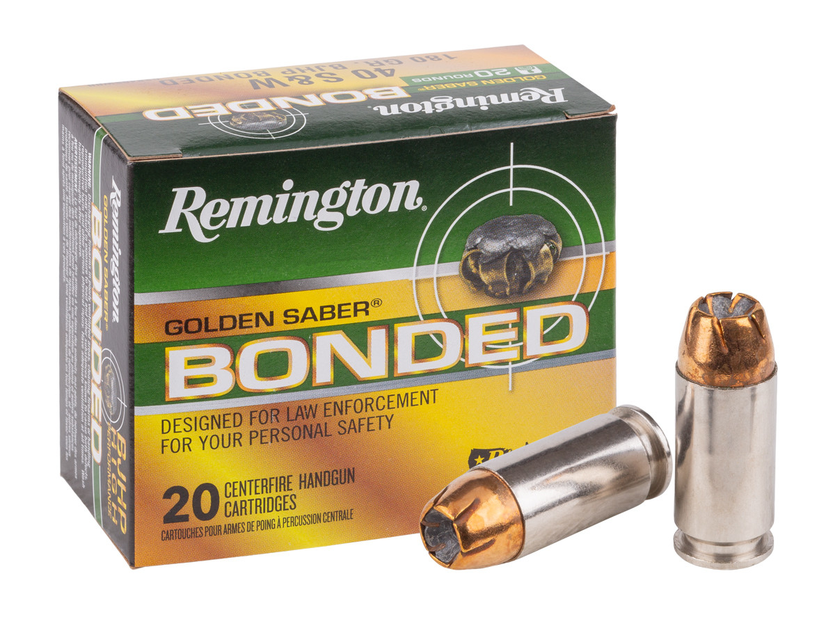 Remington .40S&W Golden Saber Bonded, 180gr, 20ct