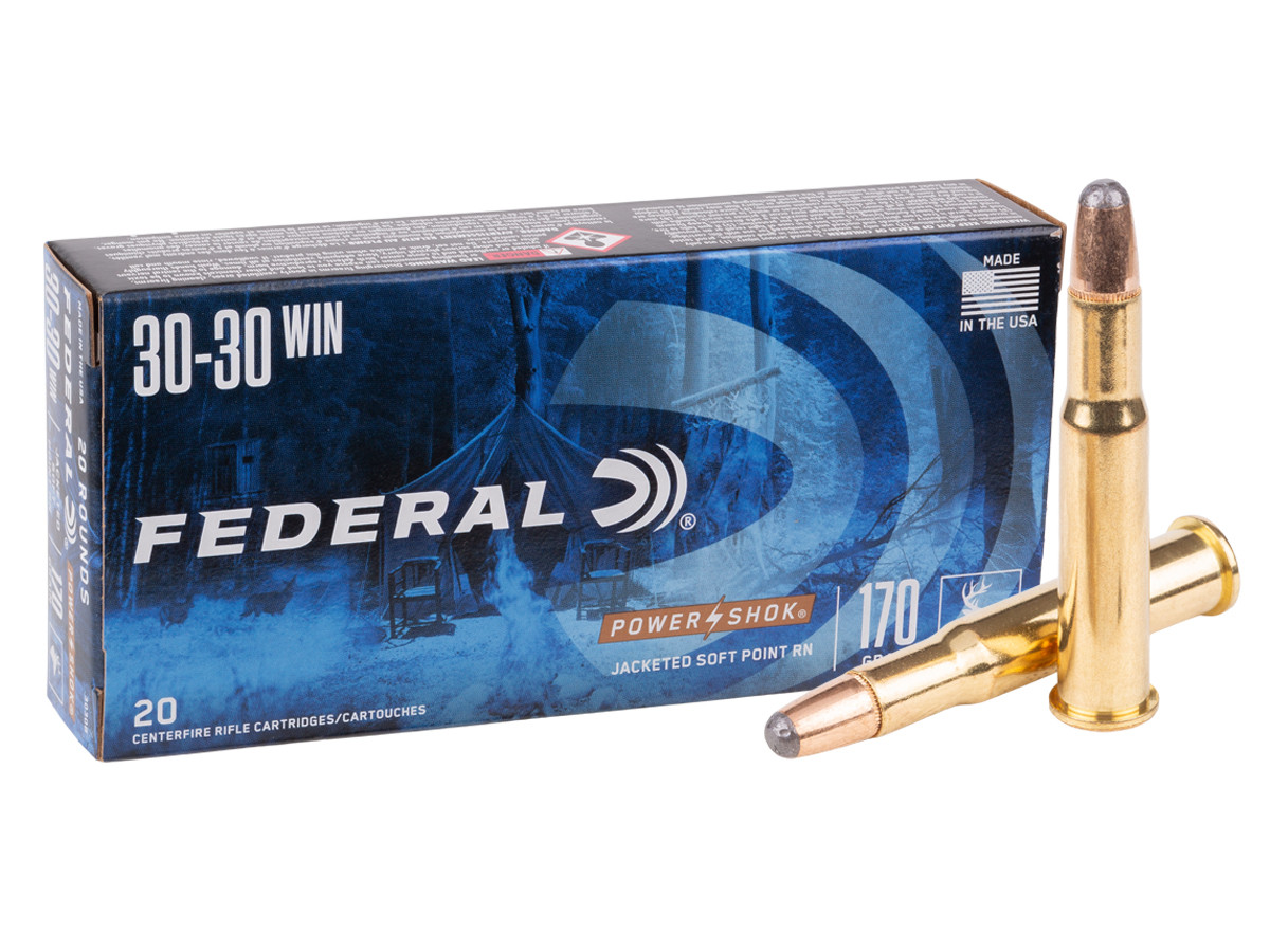 Federal .30-30 Winchester Power-Shok Rifle JSP, 170gr, 20ct