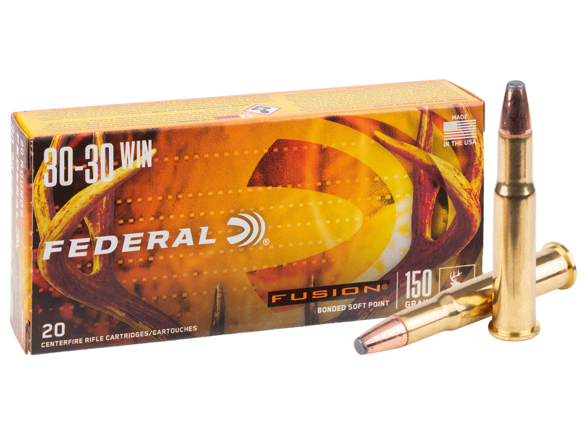 Federal .30-30 Winchester Fusion Soft Point, 150gr, 20ct