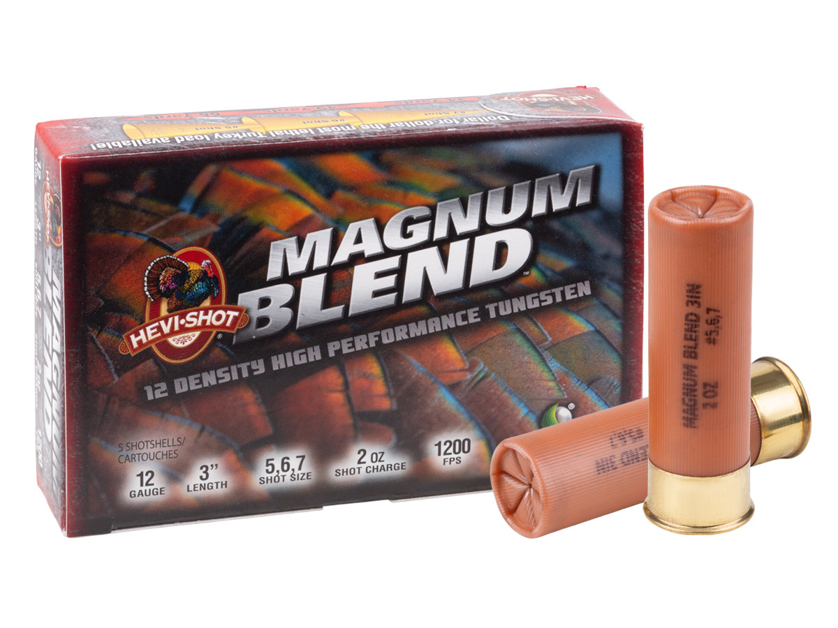 HEVI-Shot 12GA Magnum Blend 2oz, 5/6/7 Shot, 5ct
