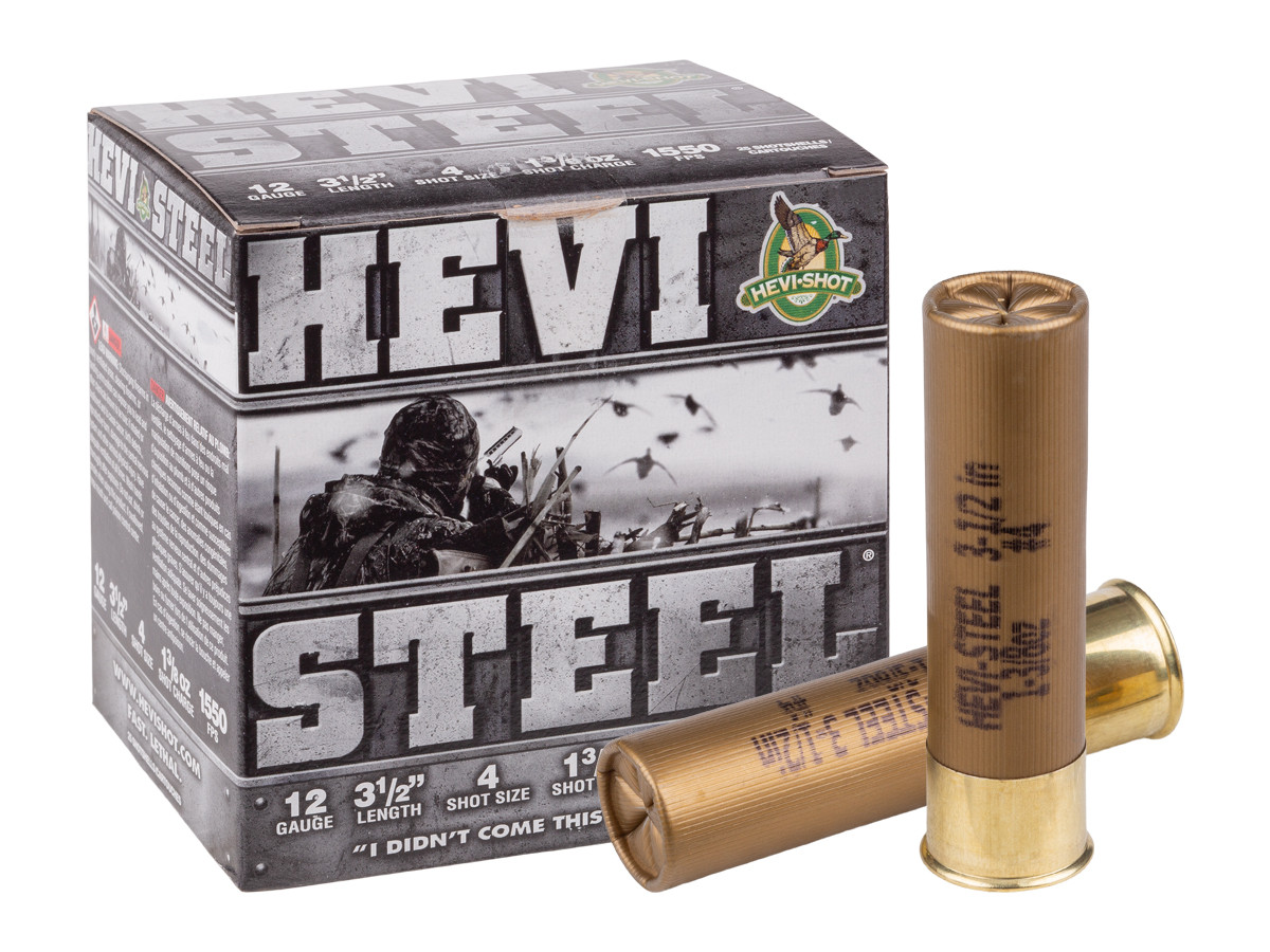 HEVI-Shot 12GA HEVI-Steel 1 3/8oz, 4 Shot, 25ct