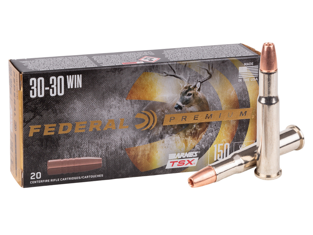 Federal Premium .30-30 Winchester Barnes TSX, 150gr, 20ct