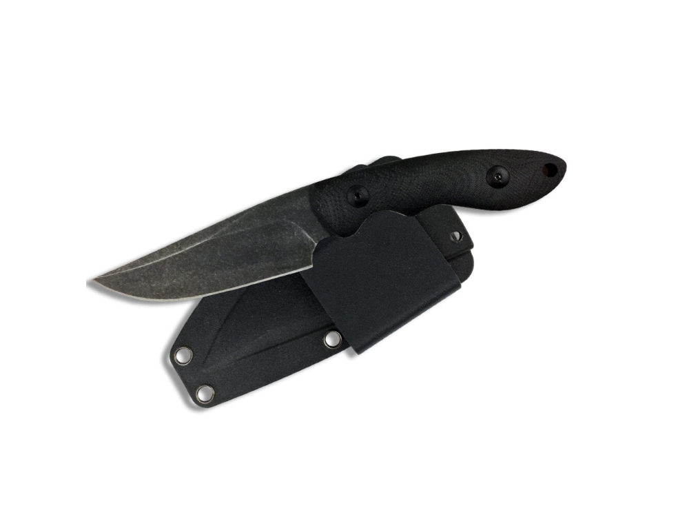 ABKT Shadow Predator Fixed Blade, Black