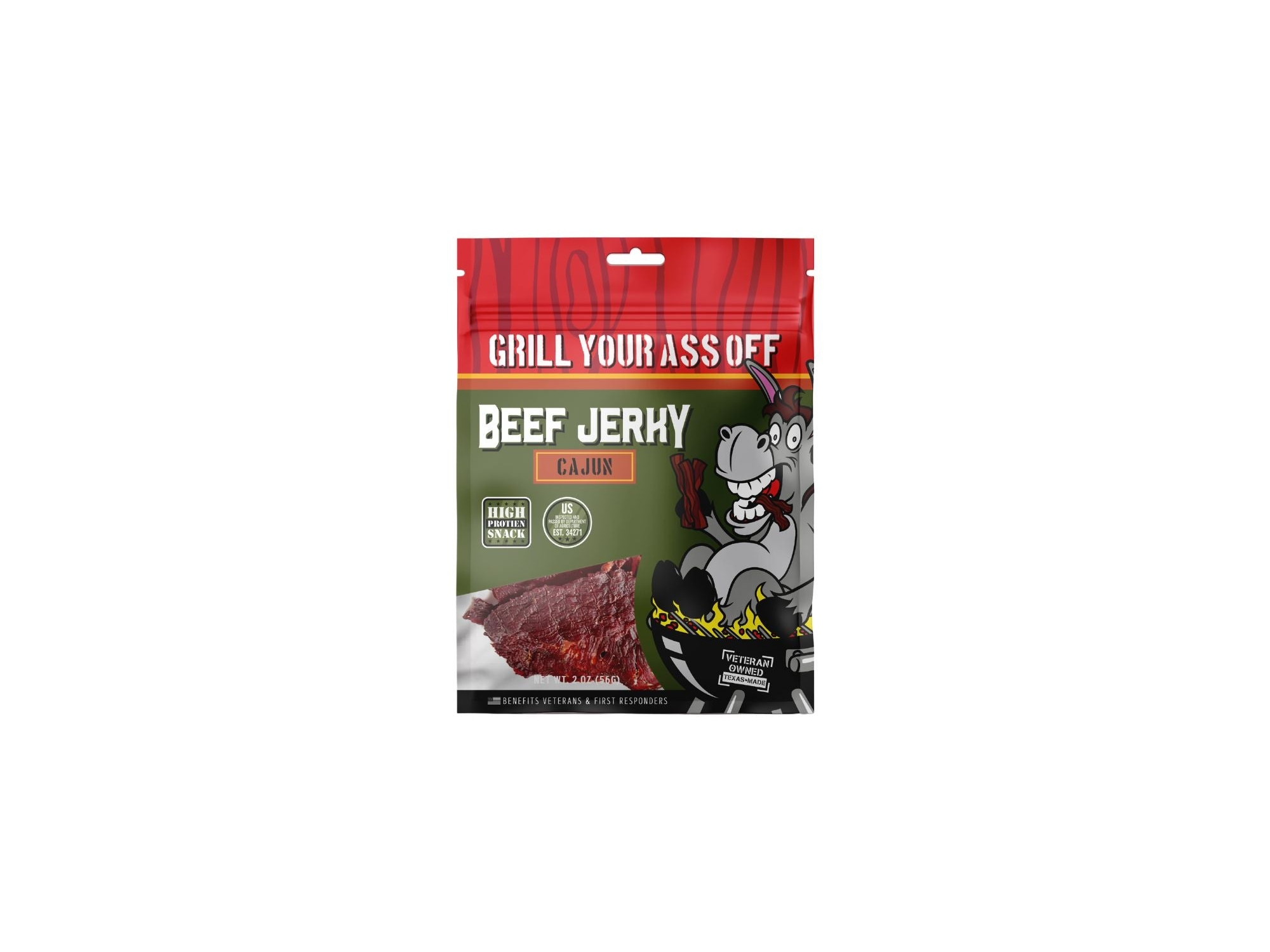 Grill Your Ass Off Cajun Beef Jerky