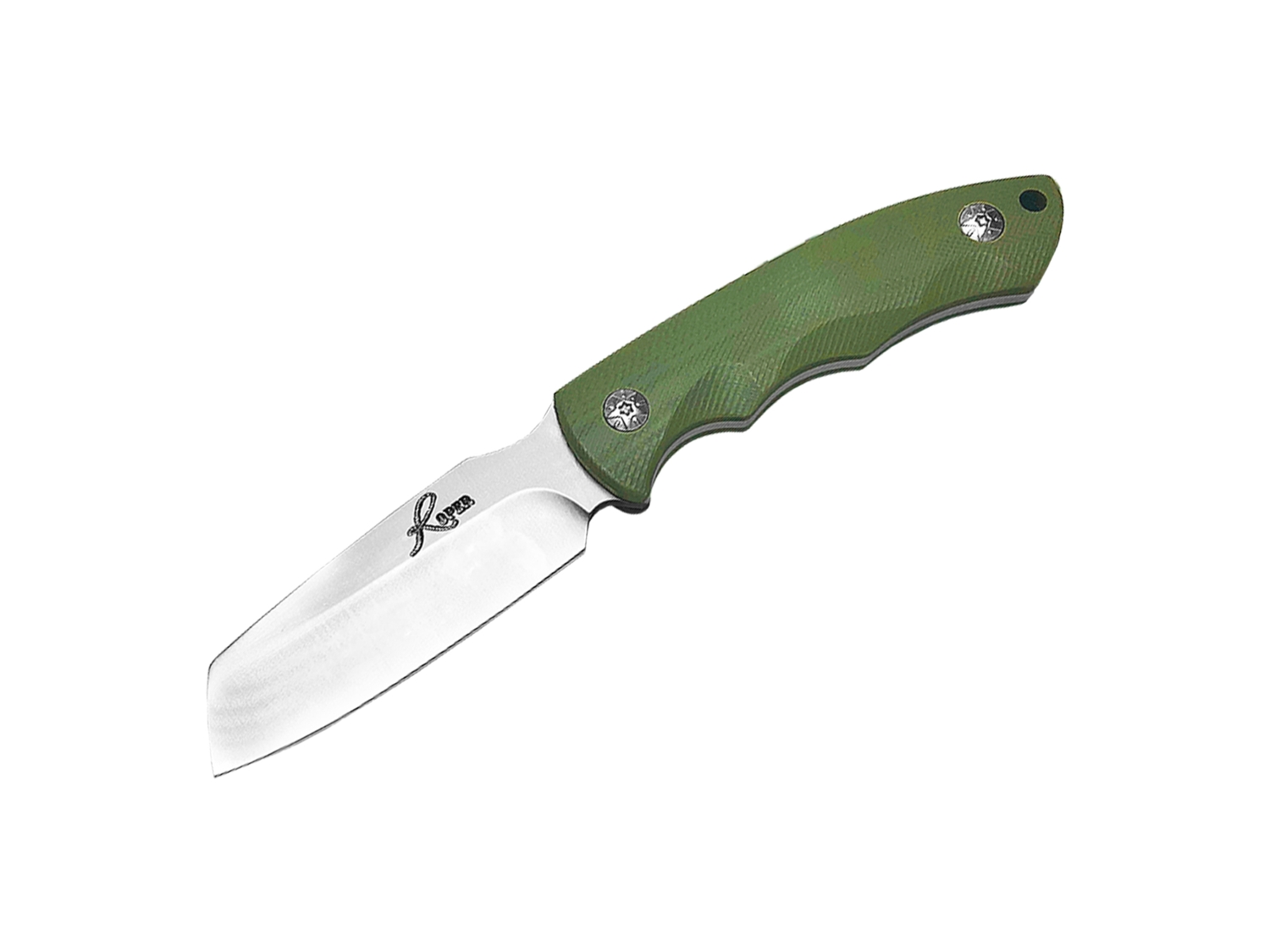 ABKT Razor Fixed Blade, Green