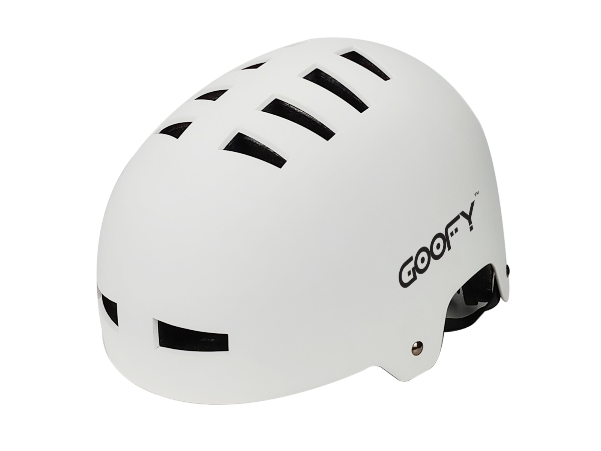 Goofy Elite Pro Bike Helmet, White