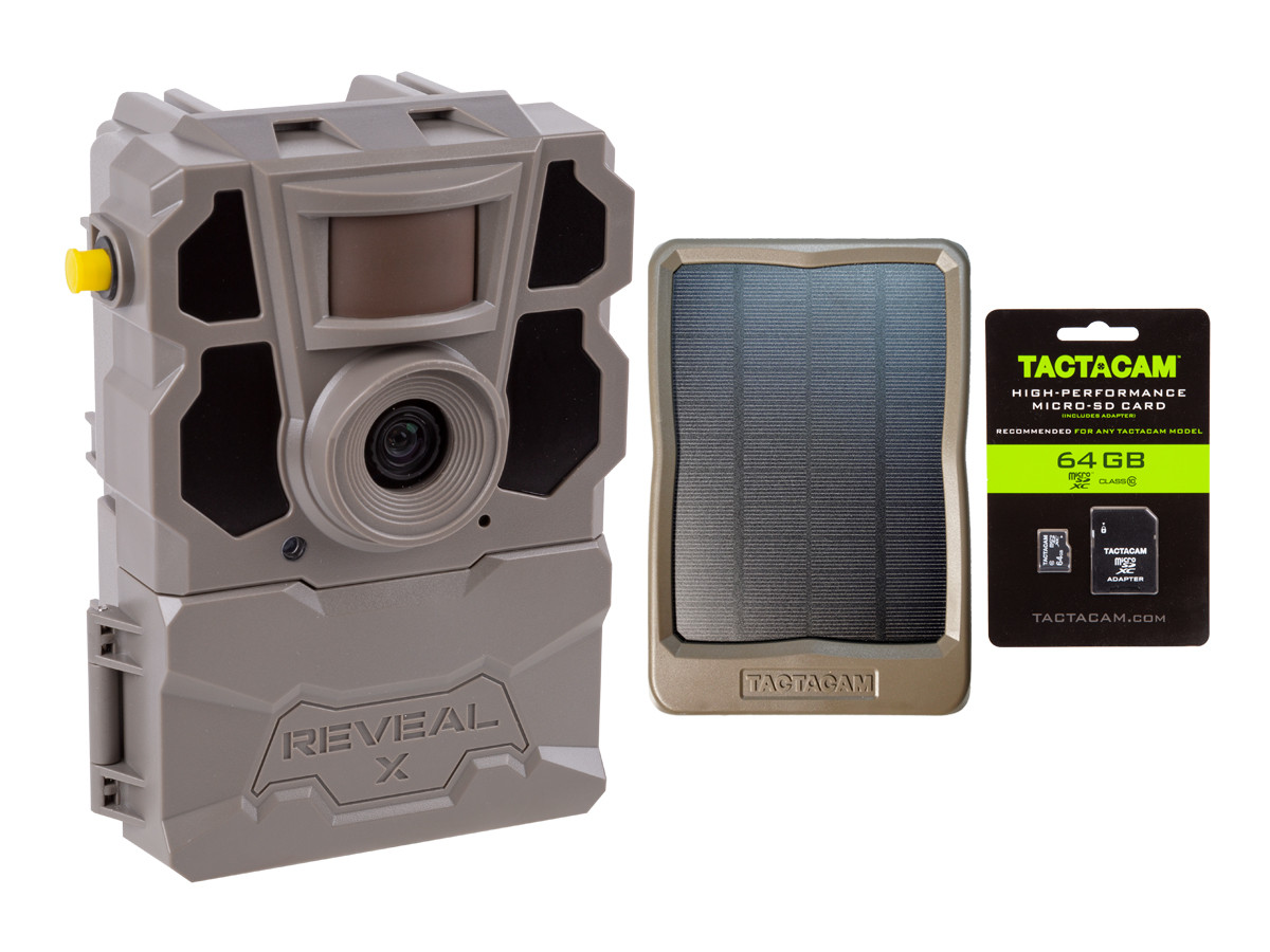 Tactacam Reveal X Gen 2.0 Camera, Solar Panel, SD Card Bundle | Pyramyd AIR