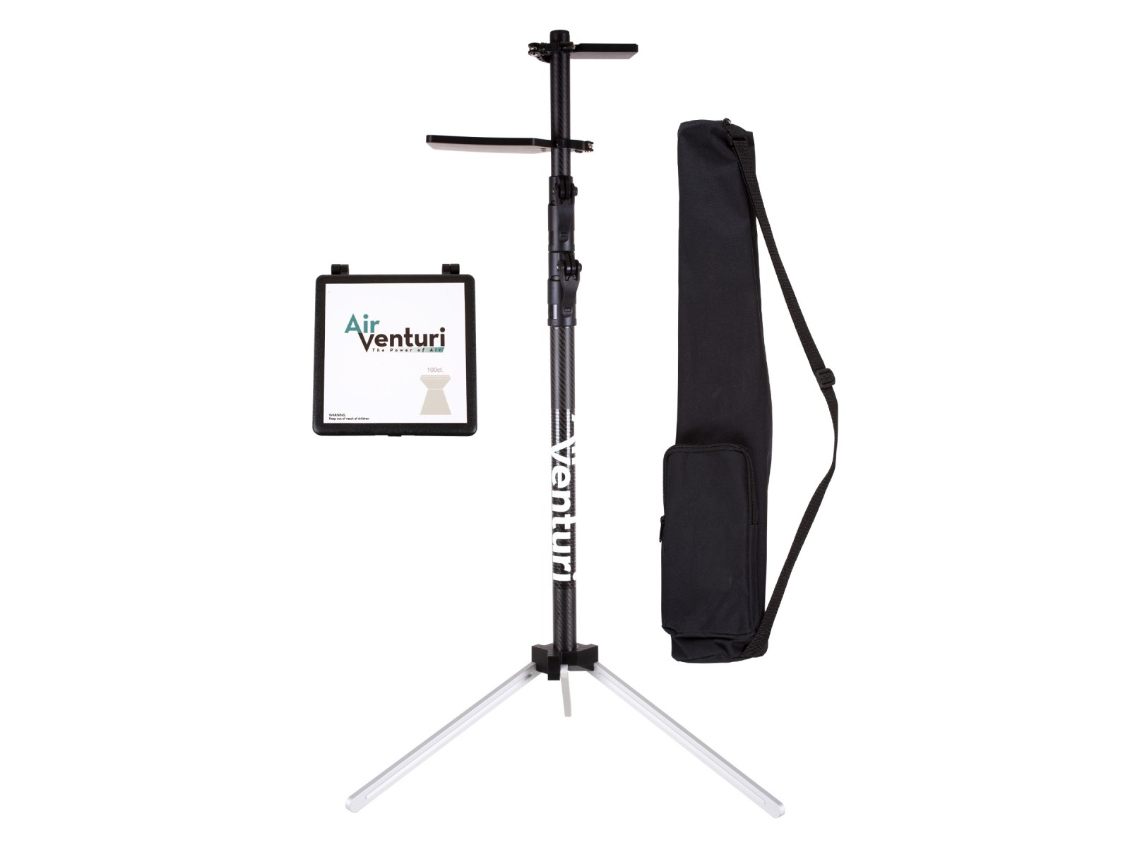 Air Venturi Shooting Stand, Carbon Fiber/Logo