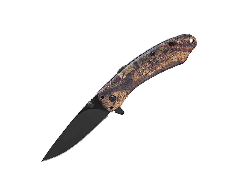 ABKT Ember Assisted Opening Folding Knife, Mossy Oak Country DNA Camo