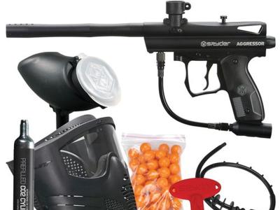Spyder Aggressor RTP Paintball Marker Kit