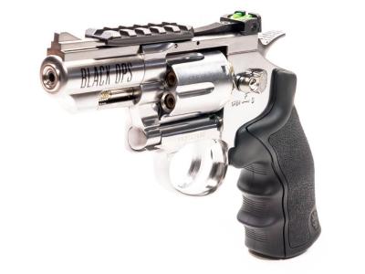 Black Ops Exterminator Metal .177 Revolver, Chrome