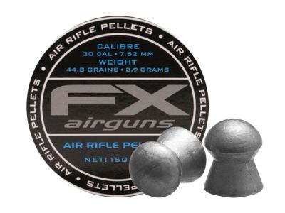 FX Air Rifle Pellets .30 Cal, 44.8 Grains, Domed, 150ct.