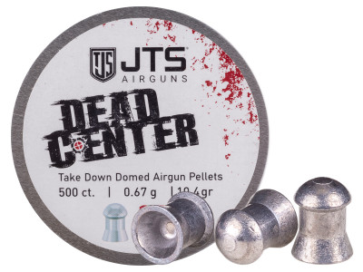 JTS Dead Center Precision .177 cal, 10.4 Grains, Domed, 500ct