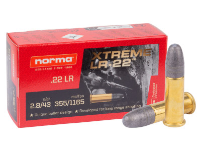 Norma .22LR Xtreme, 43gr, 50ct