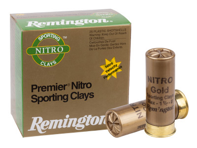 Remington 12GA Premier Nitro Sporting Clays 1 1/8oz, 8 Shot, 25ct