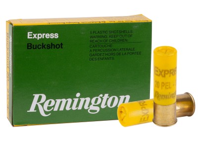 Remington 20GA Express Buckshot, 3 Buck, 5ct