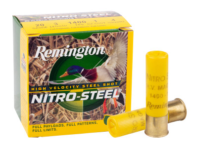 Remington 20GA Nitro-Steel 1oz, 4 Shot, 25ct