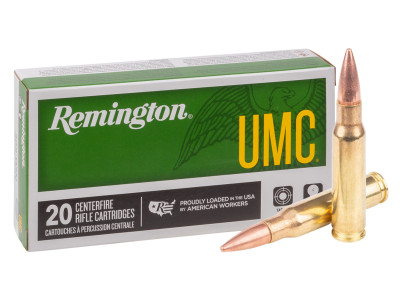 Remington .308 Winchester UMC Centerfire Rifle FMJ, 150gr, 20ct