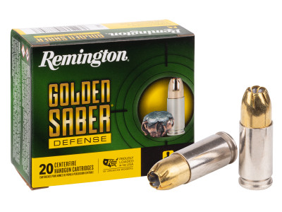 Remington 9mm Luger Golden Saber Defense BJHP, 147gr, 20ct