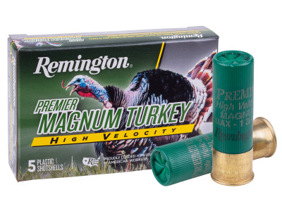 Remington 12GA Premier Magnum Turkey High Velocity 1 3/4oz, 5 Shot, 5ct