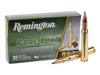 Remington .30-06 Springfield Core-Lokt Tipped, 165gr, 20ct