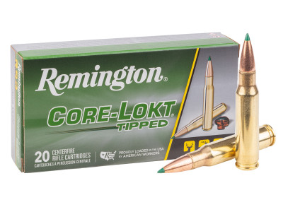 Remington .308 Winchester Core-Lokt Tipped, 165gr, 20ct