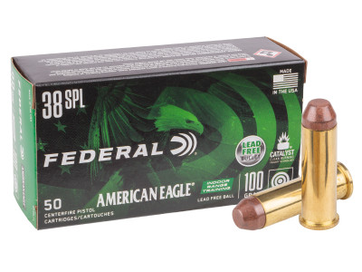 Federal .38 Special American Eagle Lead Free IRT, 100gr, 50ct
