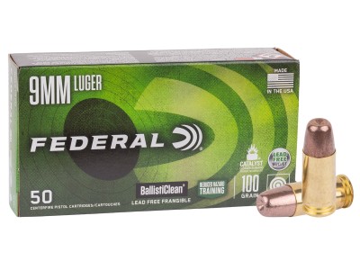 Federal 9mm Luger BallistiClean RHT, 100gr, 50ct