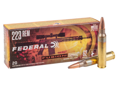 Federal .223 Remington Fusion MSR, 62gr, 20ct
