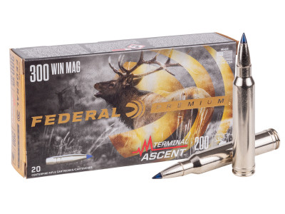 Federal Premium .300 Winchester Magnum Terminal Ascent, 200gr, 20ct