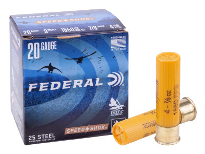 Federal 20GA Speed-Shok, 7/8oz, 4 Shot, 25ct