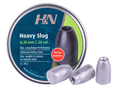 H&N Slug HP Heavy, .253 Cal., 48 Grains, Hollowpoint, 100ct