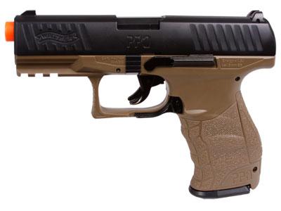 Walther PPQ Spring Airsoft Pistol, Tan