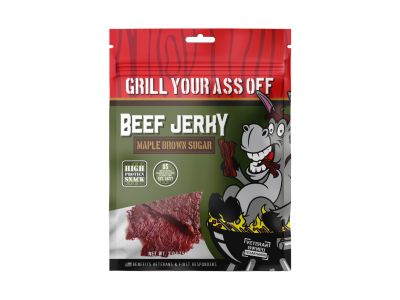 Grill Your Ass Off Maple Brown Sugar Beef Jerky