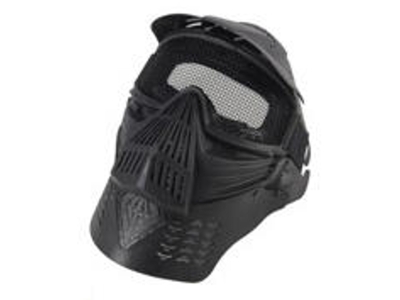 UK Arms Full Face Mask w/ Mesh Goggles and Neck Protector, Black