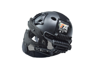 Raptor RTQ G4 System PJ Helmet & Full Mask, Black