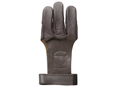 Bear Leather 3 Finger Shooting Glove, Extra large